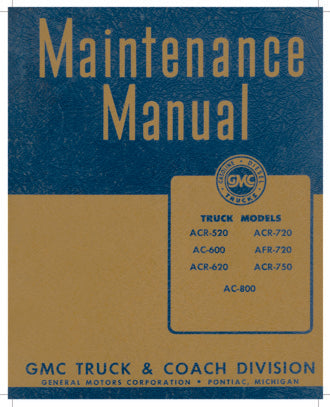 Service Manual for GMC Trucks