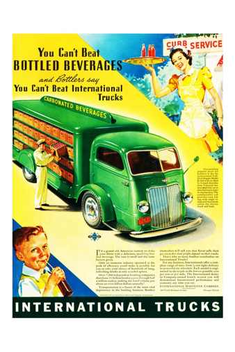 Vintage Poster-International Trucks-Soda
