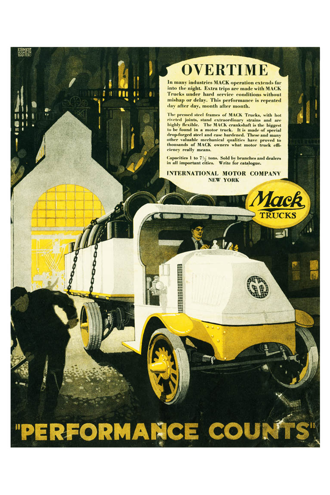 Vintage Poster-Mack AC Overtime