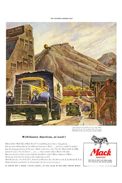 Vintage Poster-Mack Coal Miners