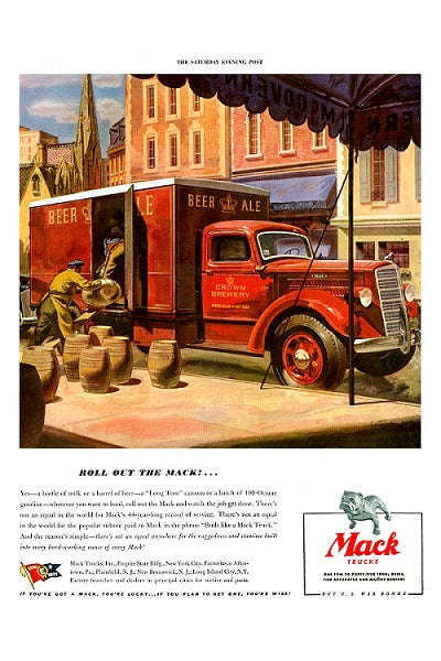 Mack Vintage Poster - Roll Out the Mack