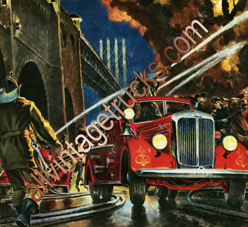 Mack Vintage Poster-Pouring It On...Mack Style