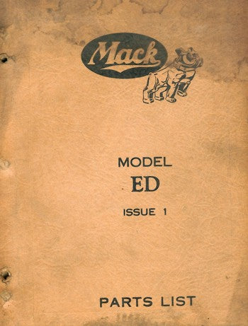 Mack ED Parts Book