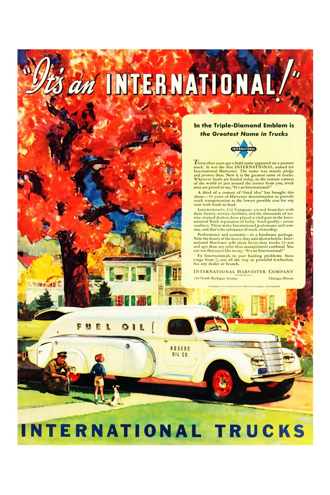 Vintage Poster-International Trucks-Triple Diamond