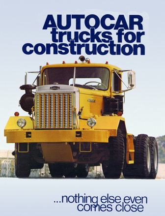 Autocar Trucks for Construction