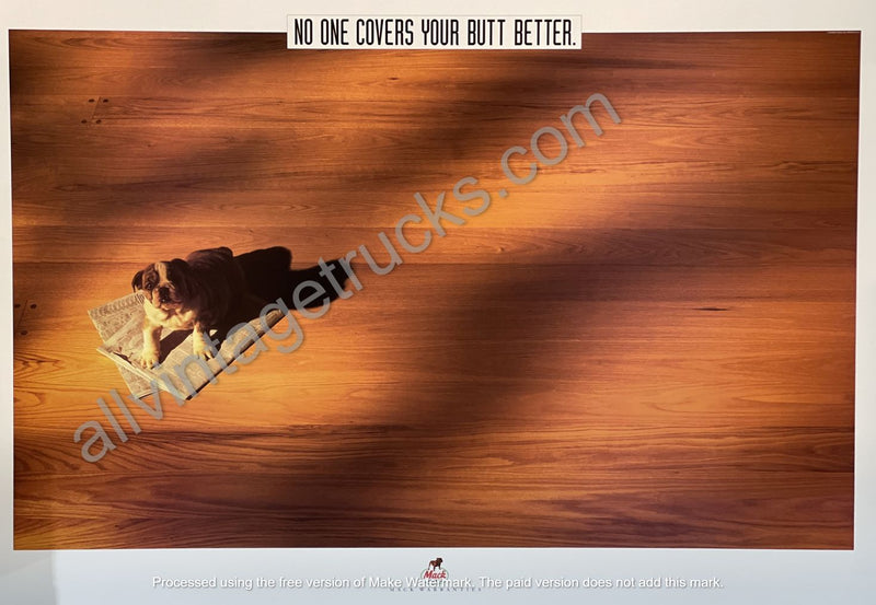 "No One Covers Your Butt Better" Poster