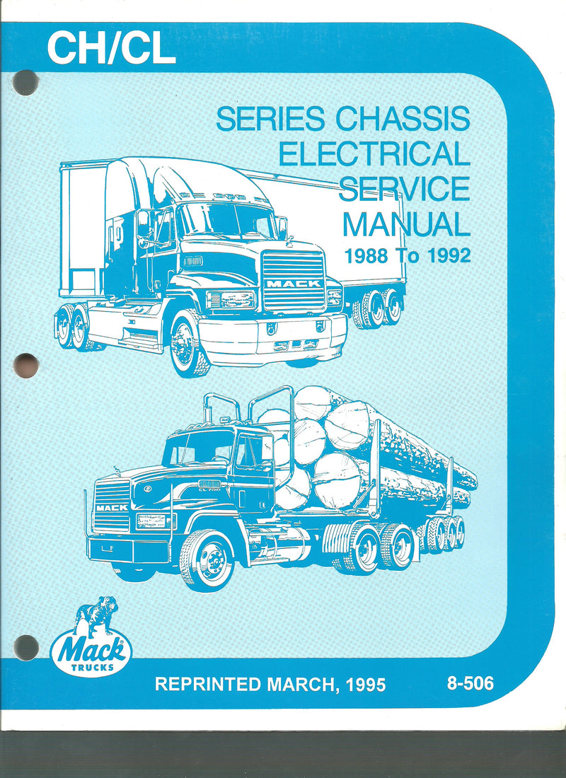 Mack CH/CL Electrical Service Manual 1995