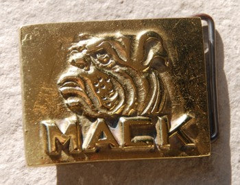 Mack Truck Belt Buckle Solid Brass
