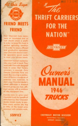 1946 Chevrolet Operator's Manual