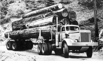 1955 International Logging Truck