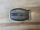 WHITE/GMC Solid Brass Buckle