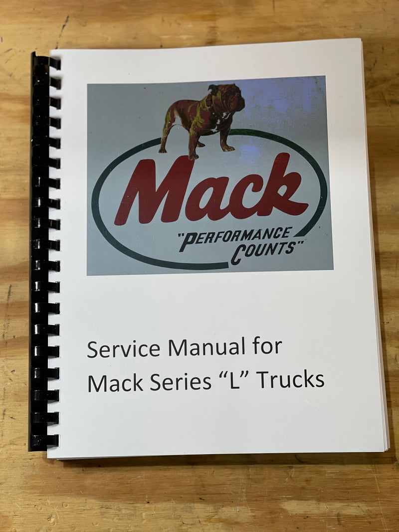 Service Manual for Mack Series "L" Trucks