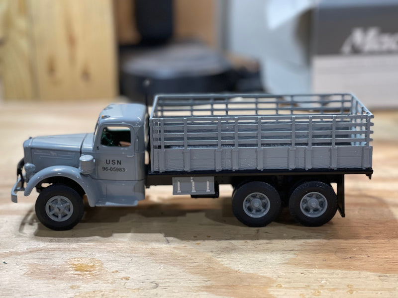 First Gear Mack USN L Model Stake Truck