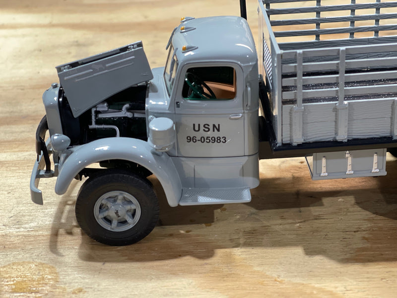 First Gear Mack USN L Model Stake Truck