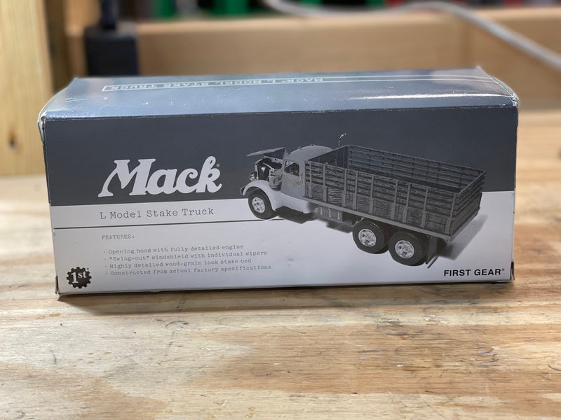 First Gear Mack USN L Model Stake Truck