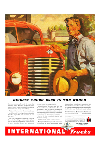 Vintage Poster-International Trucks-Farmers