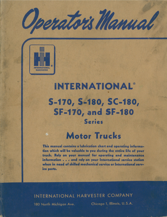 INTERNATIONAL TRUCK OPERATORS MANUAL visual data 6
