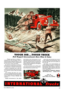 Vintage Poster-International Trucks-Logging