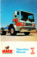 Operation Manual for Mack MC and MR Trucks