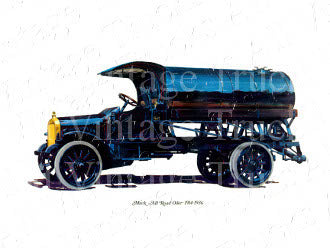 Vintage Poster - Mack AB Road Oiler 1914-1936
