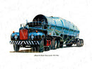 Vintage Poster - Mack B Model Bulk Carrier 1953-1966