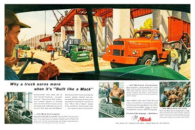 Vintage Poster-Why A Truck Earns More