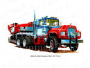 Vintage Poster - Mack - R Model Equipment Hauler