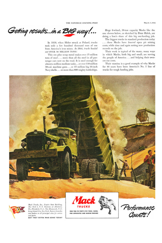 Vintage Poster-Mack FCSW Dump-Getting results in a big way