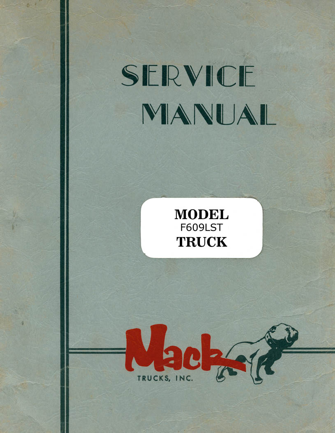 Maintenance Manual-Mack F Series Trucks