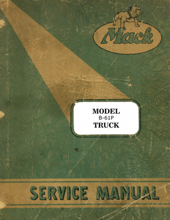 Maintenance-Service Manual - Mack B-61P