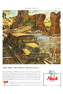 Mack Vintage Poster-Bad News That Really Travels Fast