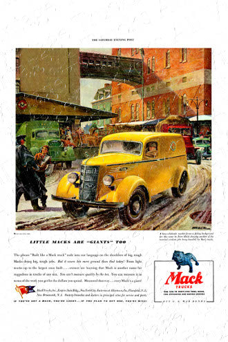 Mack Vintage Poster - Mack - Little Macks Are Giants Too