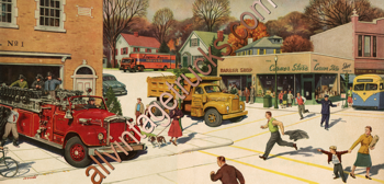 Mack Vintage Poster-Anytown, USA
