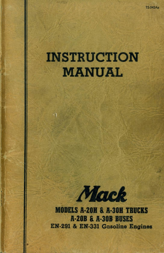 Operation Manual-Mack A Series Trucks and Buses