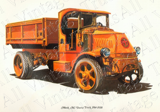 Vintage Poster-Mack AC Dump Truck