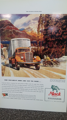 Mack Vintage Poster - The Toughest Jobs Are Yet to Come