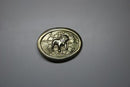 Mack Solid Brass Belt Buckle